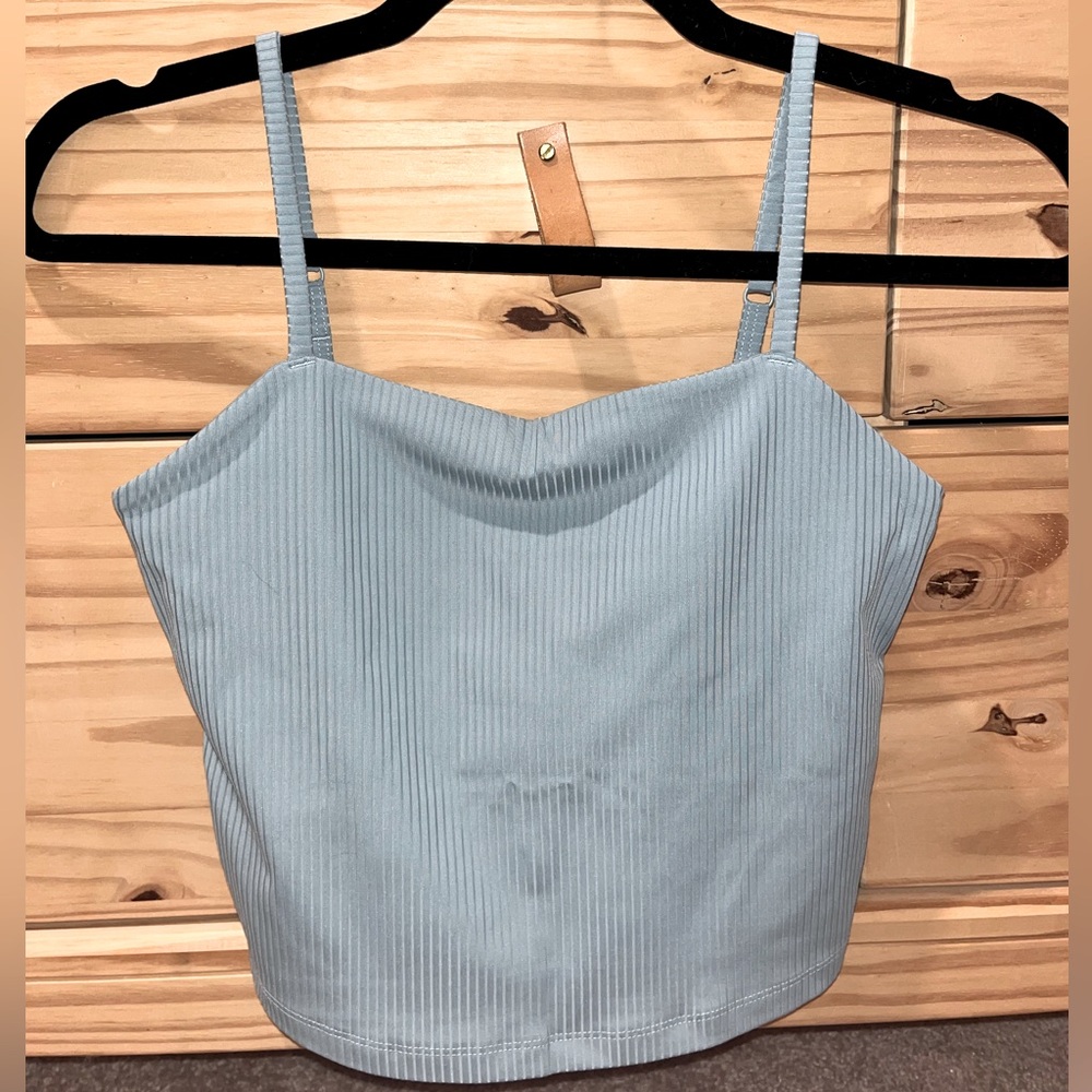 Girlfriend Collective Rib Devon Compressive Cami in Mist